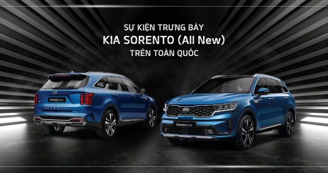 Kia Sorento thế hệ mới sẽ được trưng bày trên toàn quốc